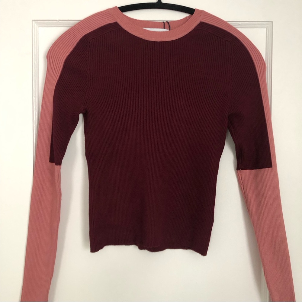 NWT Zara Color Block Sweater